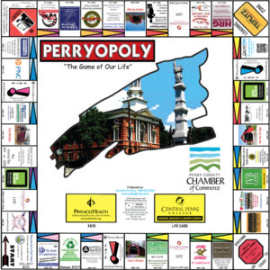 Perryopoly Custom Monopoly Game Board
